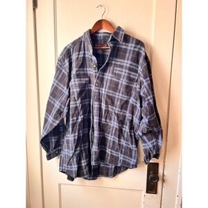 Moose Creek Mens 2XL Plaid Flannel Long Sleeve Button Up Shirt Legendary Outdoor